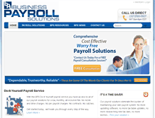 Tablet Screenshot of businesspayrollsolutions.com